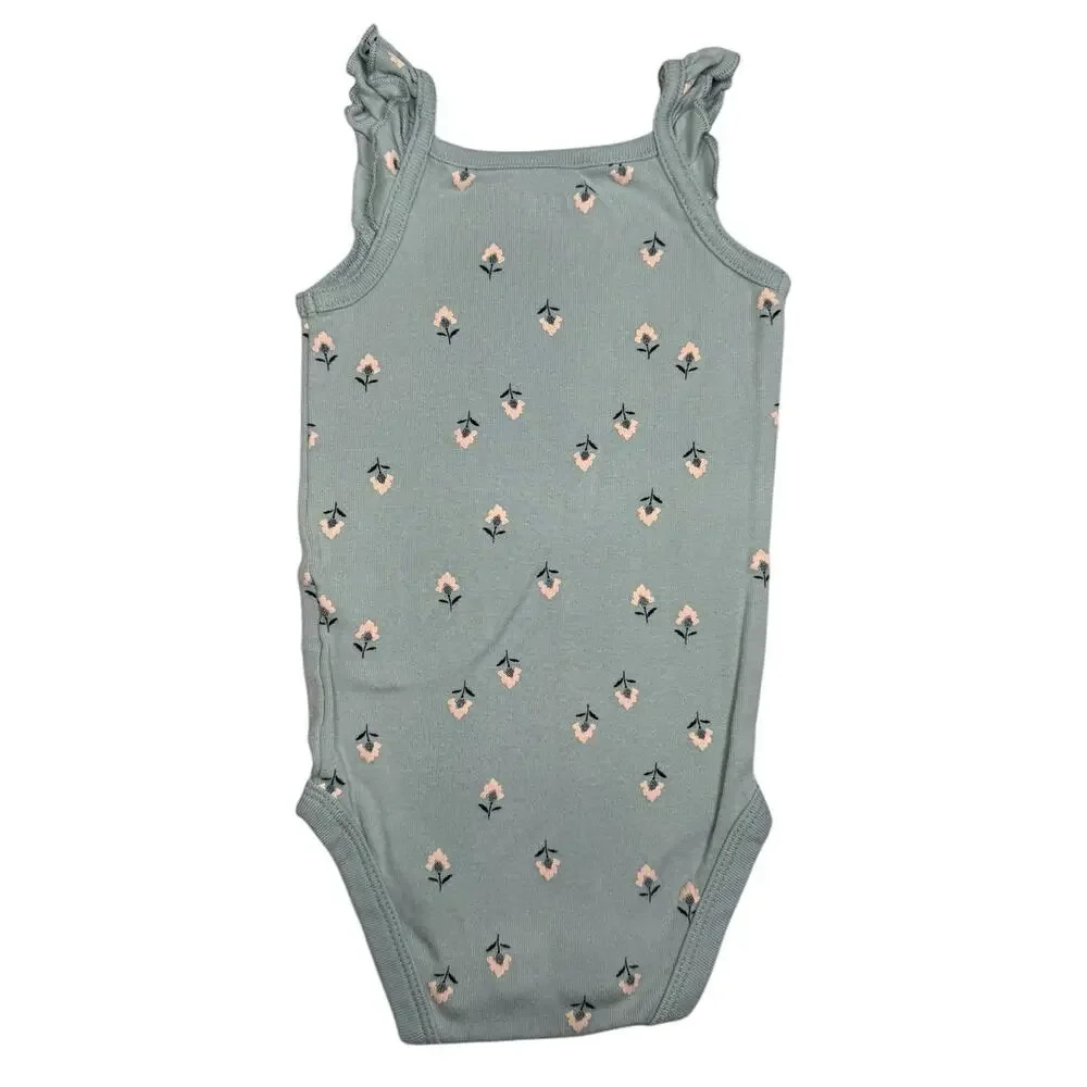 Carters Bodysuit Bundle Baby Girl Sleeveless 6-9 Months